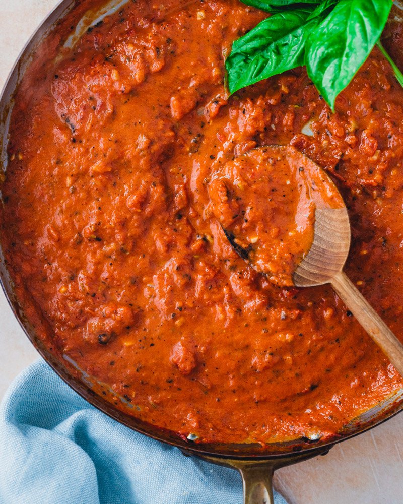 Tomato cream sauce recipe