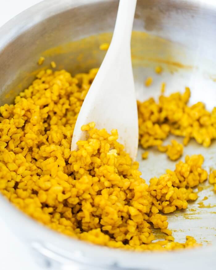 Turmeric Rice |  Yellow rice recipe