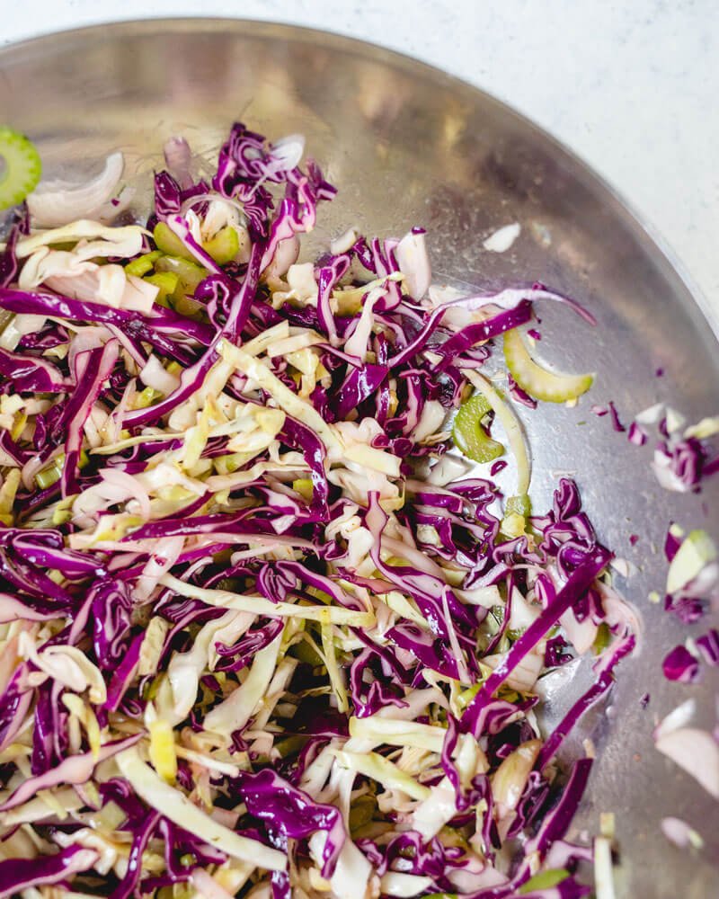 Cabbage Salad with Vinegar 
