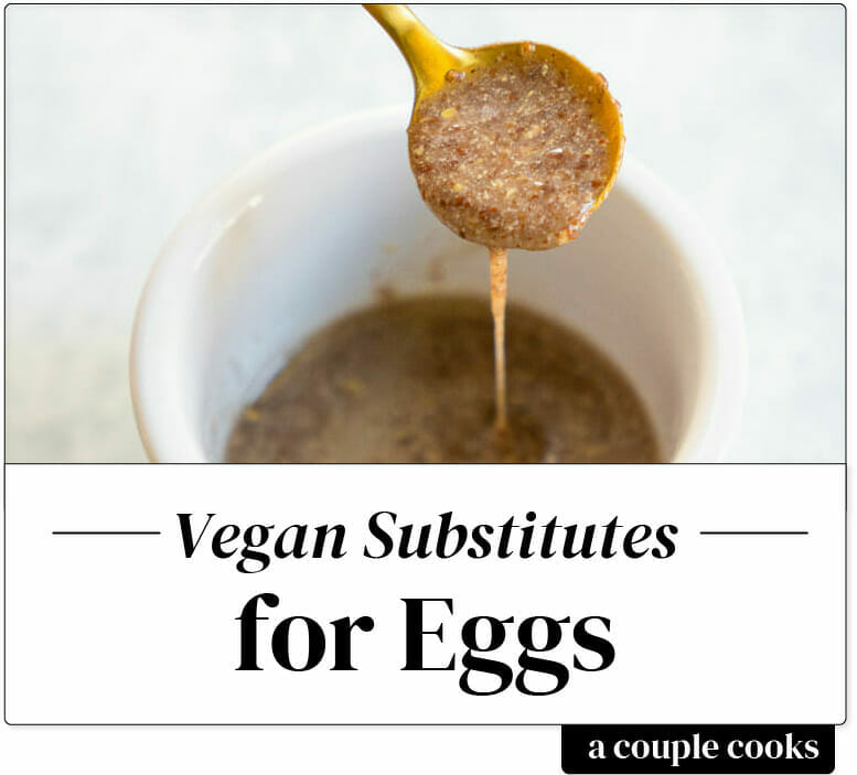 Vegan egg substitute