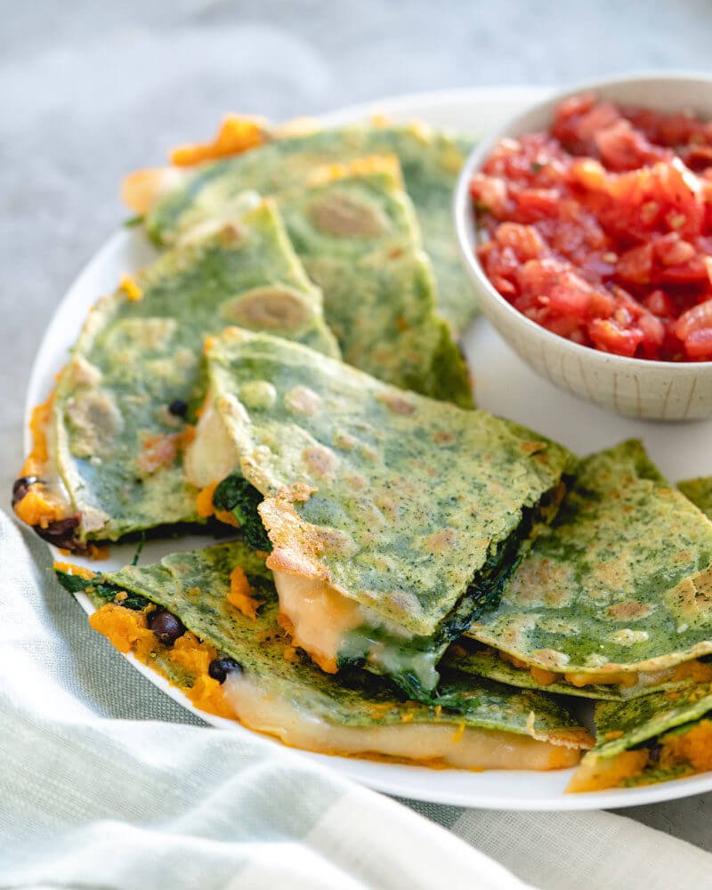 Vegetarian Quesadilla Recipe |  healthy lunch ideas for kids |  Sweet Potato Quesadilla |  Spinach Quesadilla |  Healthy Quesadilla