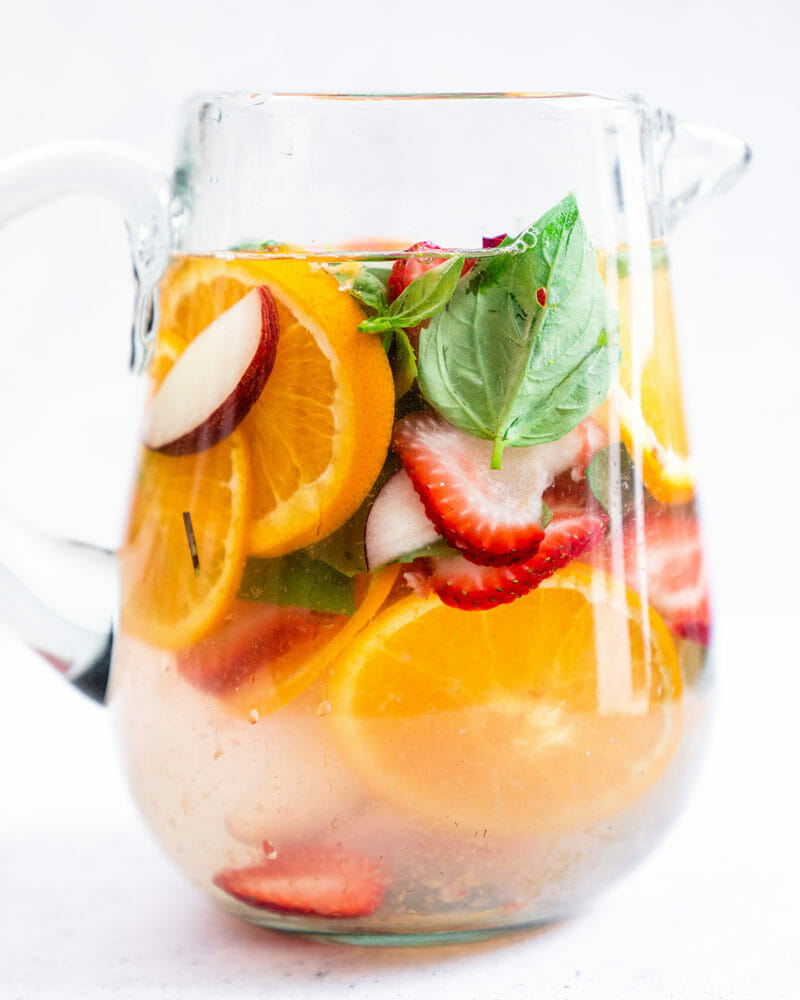 Recipe for fruit infused water